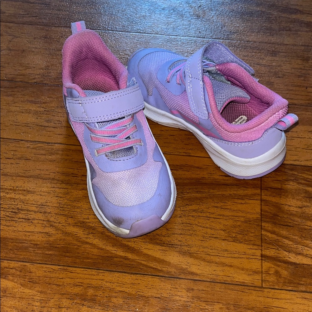 Kids Purple and Pink Sneakers